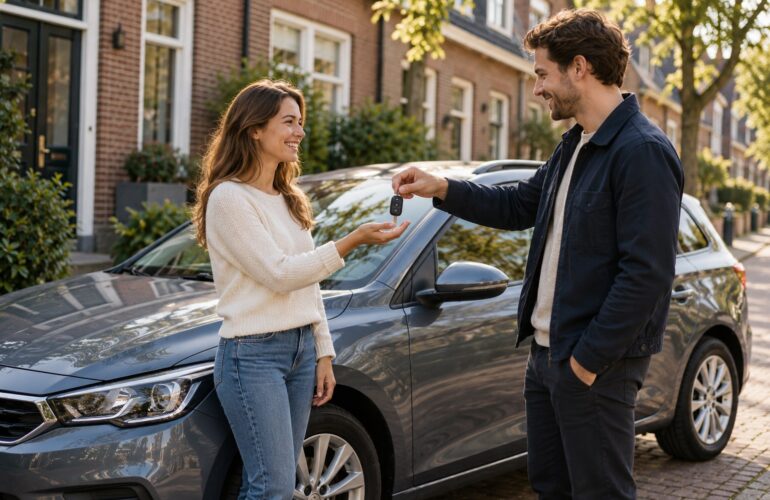 Illustratie: een auto voor dagelijks gebruik financieren