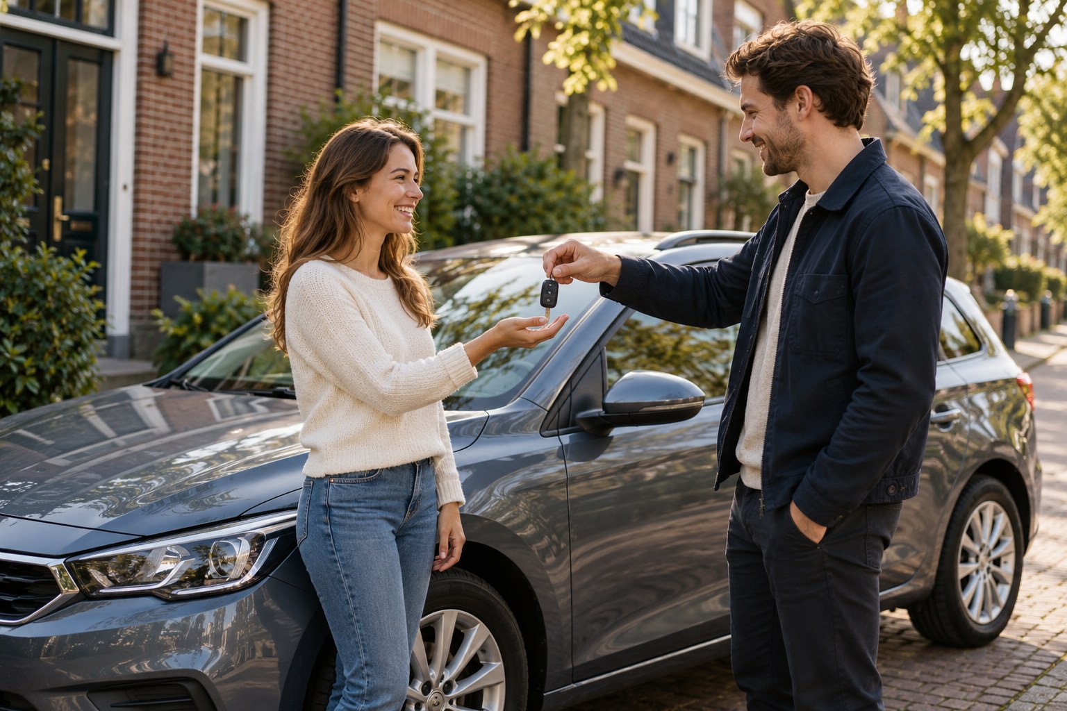 Illustratie: een auto voor dagelijks gebruik financieren