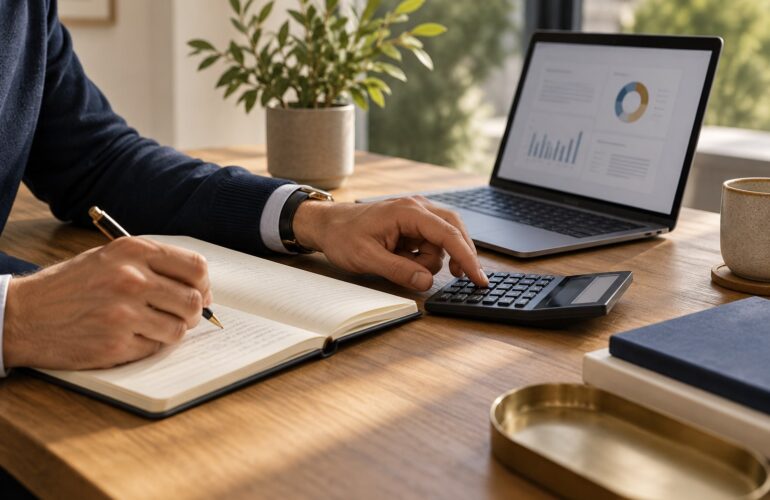 Illustratie: financiële planning voor de lange termijn