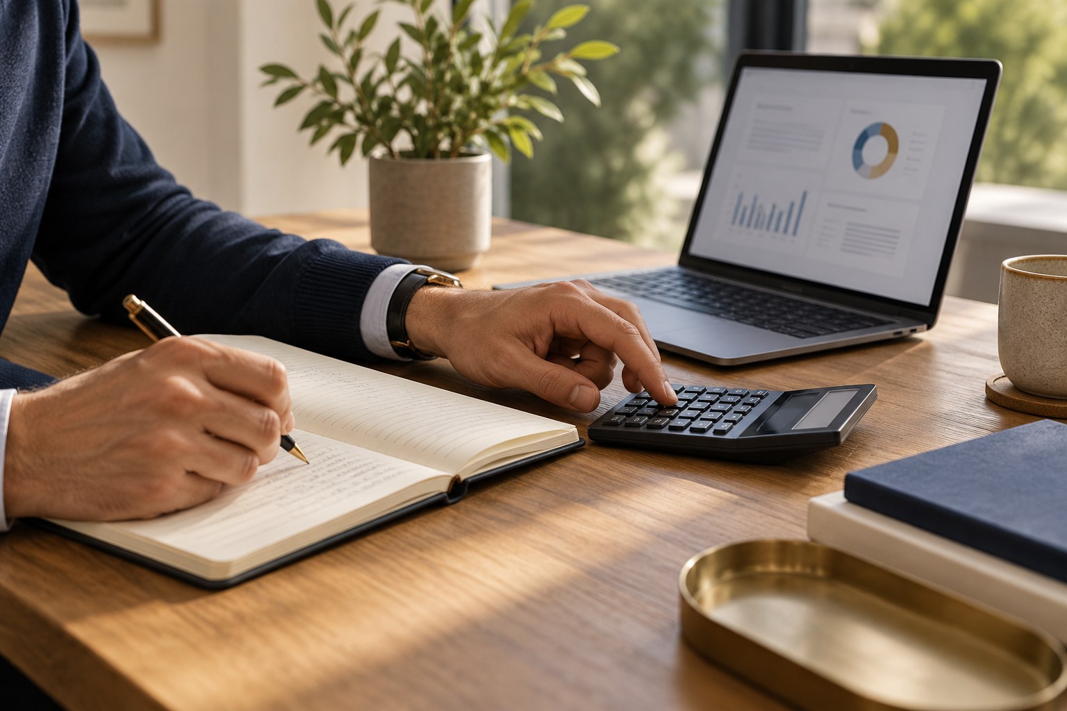 Illustratie: financiële planning voor de lange termijn
